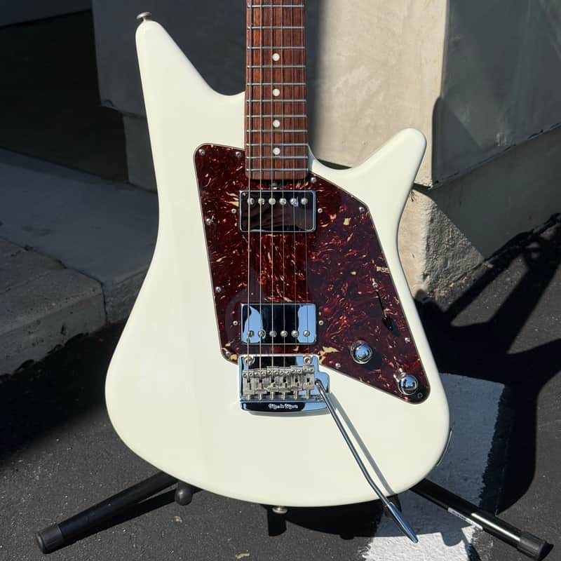 Used Ernie Ball Music Man Albert Lee Signature HH Tremolo White with Case *Refin image 1