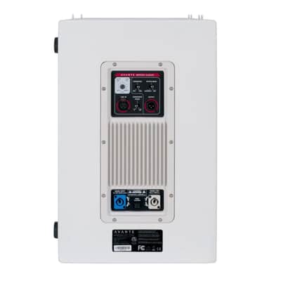 Avante Audio Imperio SUB210W Dual 10" 700W Active DJ PA Subwoofer in White+Pole image 11