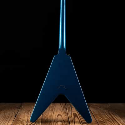 Gibson Wild Wood Spec '59 Flying V - Candy Apple Blue image 6