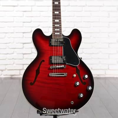 Gibson ES-335 Figured Semi-hollowbody Electric Guitar - Blood Moon Burst (ES35F00MNNHd3) image 1