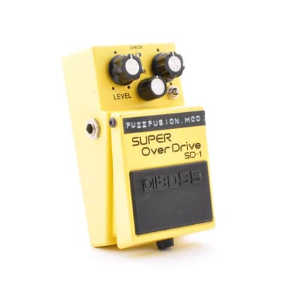 Boss SD-1 Modified FuzzFusion SuperOverdrive Clipping 1N34A&LED3mm Used From Japan #OP64373 image 9