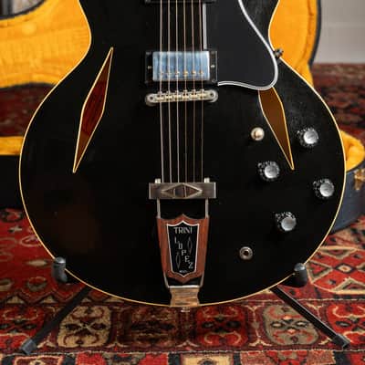 2022 Gibson Custom Shop '64 Trini Lopez Ultra Light Murphy Lab Ebony Finish w/OHSC image 3