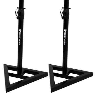 2) Rockville Adjustable Studio Monitor Speaker Stands For Behringer Studio 50USB image 3