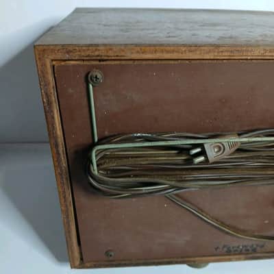Single Rare Vintage Arvin Powered Speaker Wood MCM Audio Speaker Box READ image 5