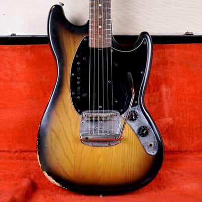 Fender Mustang 1978 Sunburst Vintage USA w/ OHSC image 1