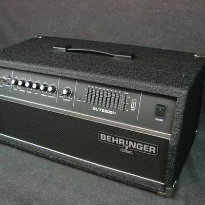 Behringer Ultrabass BVT5500H 550W Bass Guitar Amp Head w/ Manual