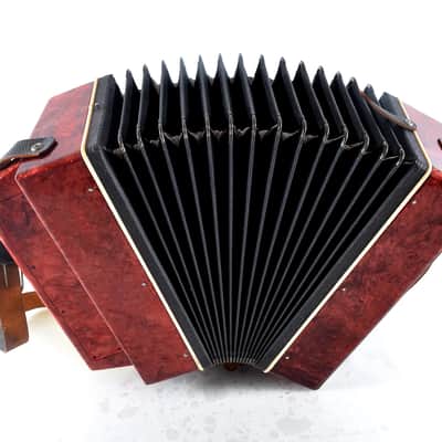 Vintage Marichka Button Accordion, USSR Concertina, Folk Instrument image 15