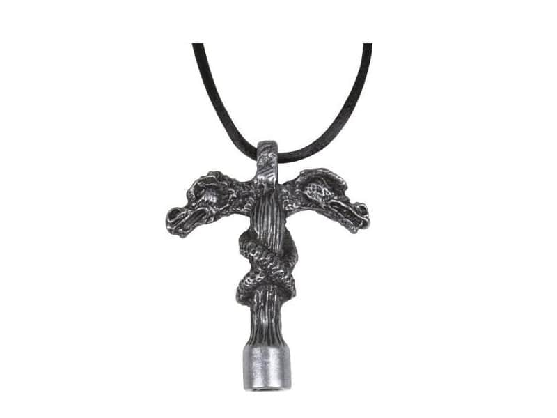 Promark Dk2 Drum Key Twin Dragons Wearable Drum Key image 1