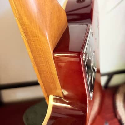 Reverend Charger RA 2020- Transparent Purple Flame Maple image 8