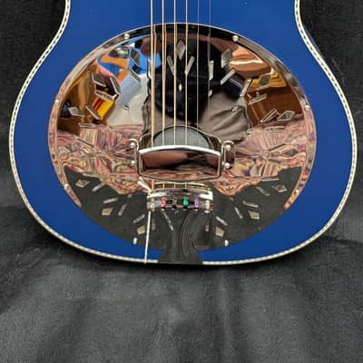 2022 Recording King Dirty 30s Single O Resonator, Wabash Blue image 2