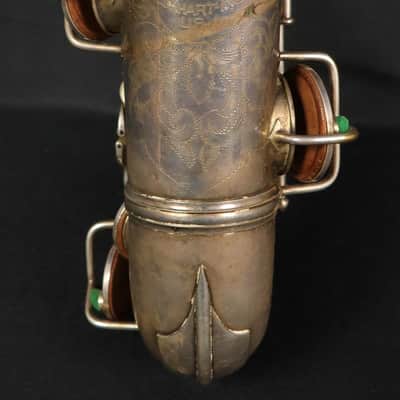 1922 Conn New Wonder Silver Plated Alto Saxophone Sax Gold Wash w/ OHSC image 4