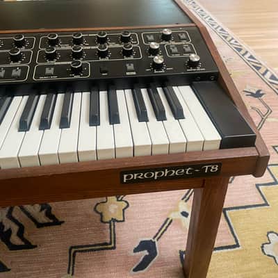 Sequential Prophet T8 76-Key 8-Voice Polyphonic Synthesizer 1983 - 1986 - Black with Wood Sides image 3