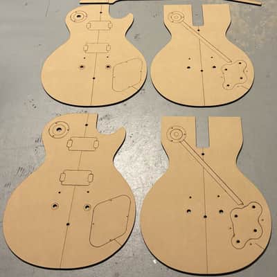 Guitar Building Templates 58-60 Les Paul Standard 1959 Luthier Tools image 2