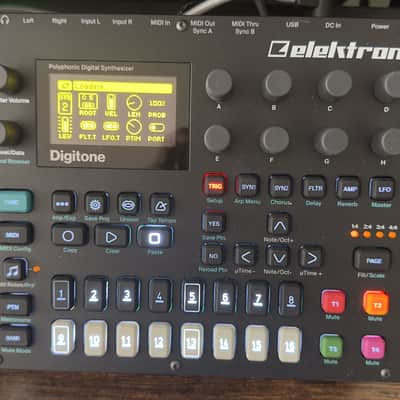 Elektron Digitone 2022 - Black - with Cover and Extra Sounds