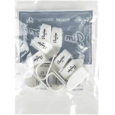 Dunlop 9004R 9004R Onglet de pouce blanc XL, sachet de 12 image 2