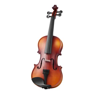 1/2 Size Violin Fiddle Set for Beginners – Solid Wood | Case, Bow, Rosin & Tuner Included image 1