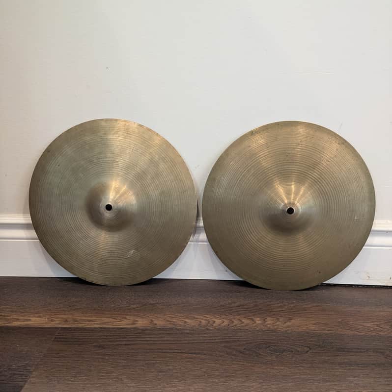 Zildjian A Small Stamp 13" Hihats 1950s image 1