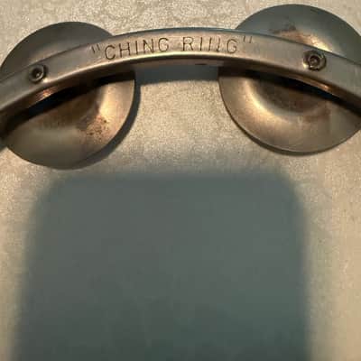 Vintage Original Ralph Kester Ching Ring Hi-Hat Tambourine, Exceptional Condition. image 10