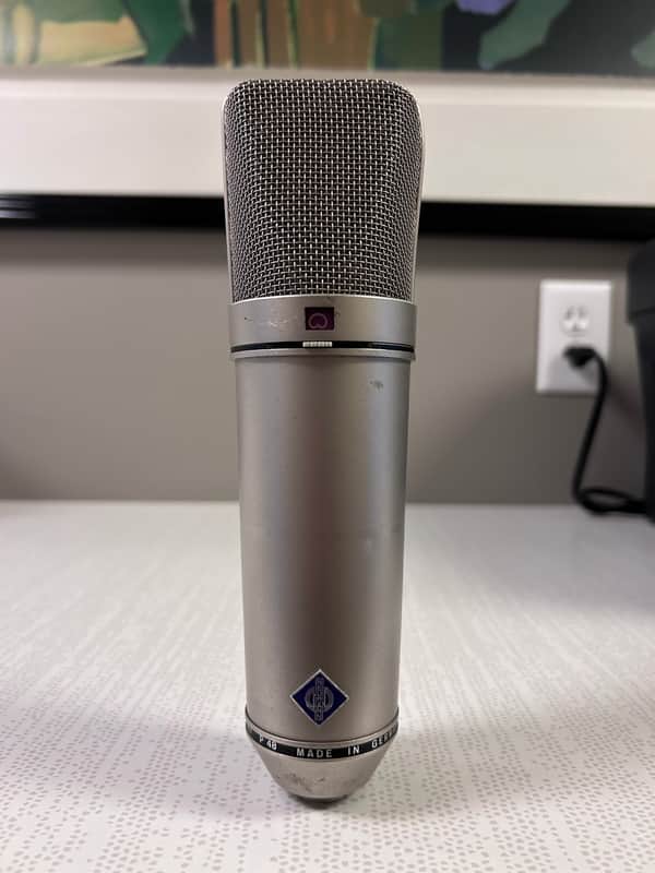 Neumann U 87 Large Diaphragm Multipattern Condenser Microphone 1967 - 1985 - Nickel image 1