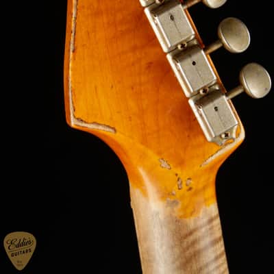 2024 - Fender Custom Shop Limited Edition Red Hot Stratocaster Super Heavy Relic - Super Faded Aged Lake Placid Blue image 8