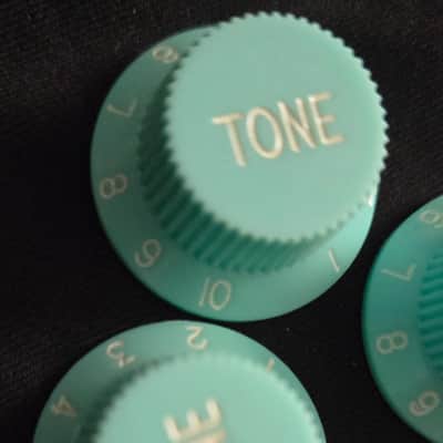 Stratocaster Knobs - Seafoam Green image 2