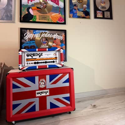 Orange Limited Edition Union Jack Rockerverb 50 MKII / 2x12 Cab Set image 19