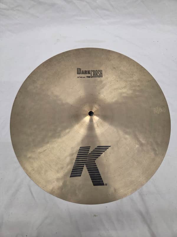 Zildjian 16" K Series Dark Thin Crash Cymbal - Traditional (C020-C3) image 1
