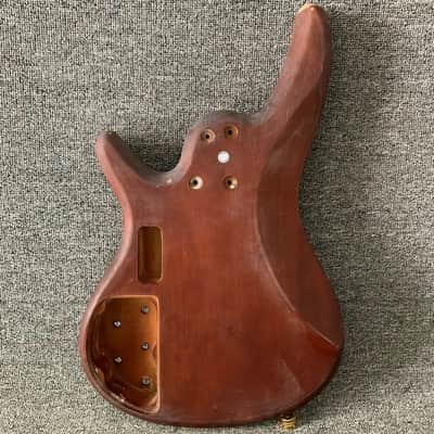 Unfinished Mahogany Jazz Bass Style Body for 4 or 5 String Build image 3