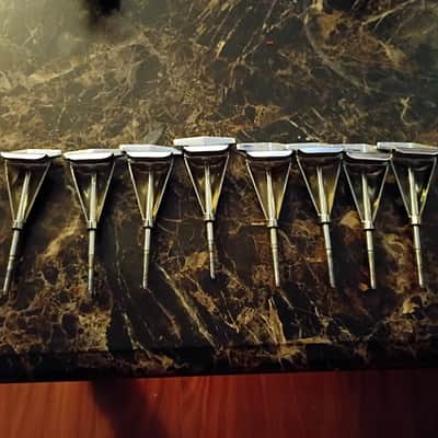 Remo Quadra Bass Drum Tension Rods and claws 80s image 11