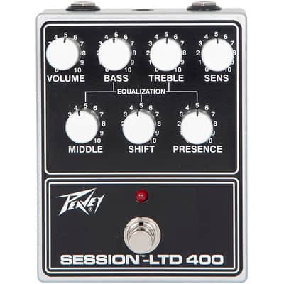 Peavey Session-LTD 400 Preamp Pedal Regular Black and White image 5