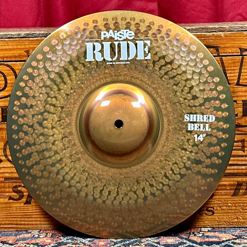 14" Paiste RUDE Shred Bell Cymbal 1270g *Video* image 1