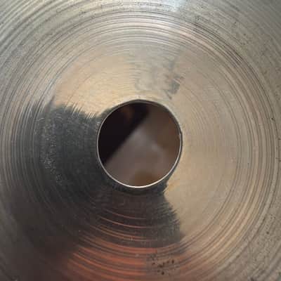 Zildjian Avedis 12” Transition Stamp (1950s) Pair Hi-Hat Cymbals image 5