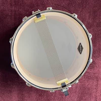 Craviotto Private Reserve 6.5 X 14 Maple Snare Drum 2023 Gloss  Lacquer Piano Black/Natural/Piano Black with Dual Maple Inlay One Board Steam Bent. Unplayed New Condition image 6