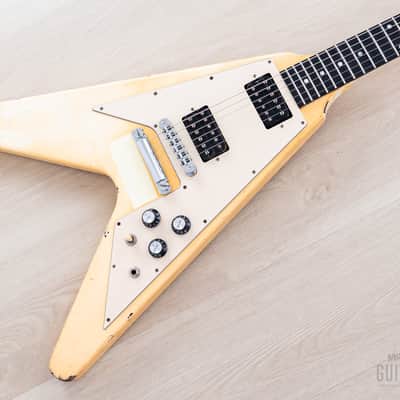 1997 Gibson Flying V '67 Vintage Reissue Alpine White w/ Ebony Fretboard, Case