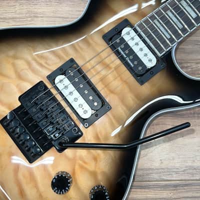 Dean Select Series Thorobred Floyd Trans black burst quilt image 5