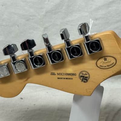 Fender Limited Edition Player Stratocaster HSS Plus Top Guitar 2021 - Blue Burst / Maple neck image 8
