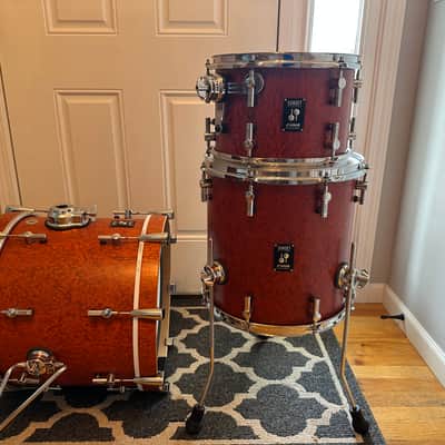 Sonor made in Germany Sunset beech limited edition 3 pc drum set + bags and extras image 5