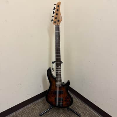 Schecter Diamond Series C-5 Standard Tobacco Burl image 3