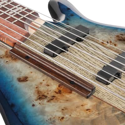 Ibanez SRAS7 CBS - Cosmic Blue Starburst Bass Workshop image 11