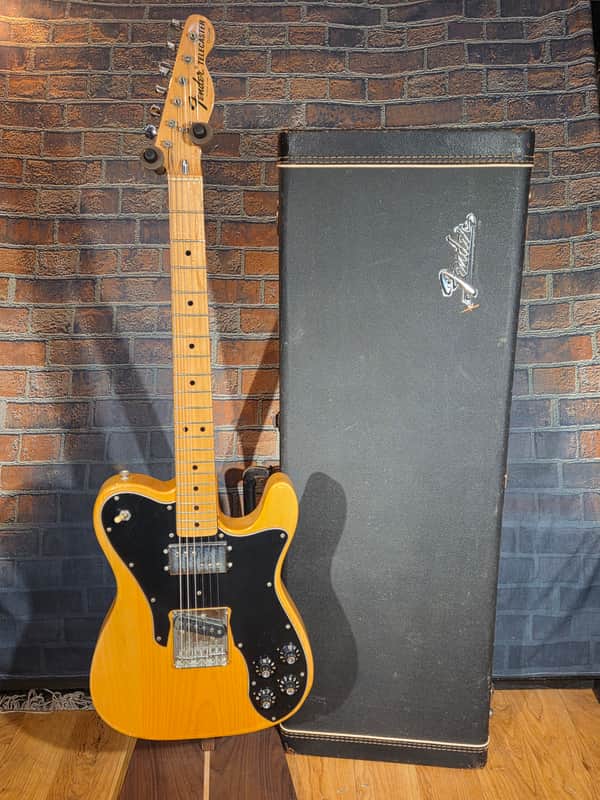 Vintage 1975 Fender Telecaster Custom Maple Fretboard Natural w/ OHSC image 1