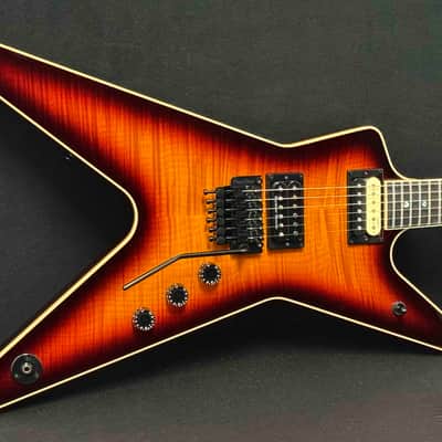 Dean - USA - ML - Flame Top - Trans Brazilia - Floyd Rose - Double Black / Zebra Pickups - Black Hardware - OHSC - Call for Best Price !!! image 8