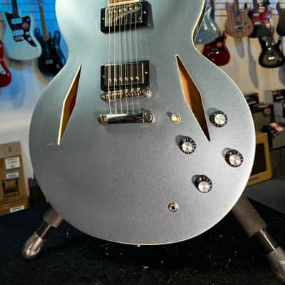Epiphone Dave Grohl DG-335 Semi hollowbody Electric Guitar - Pelham Blue FREE PLEK! 687 image 1