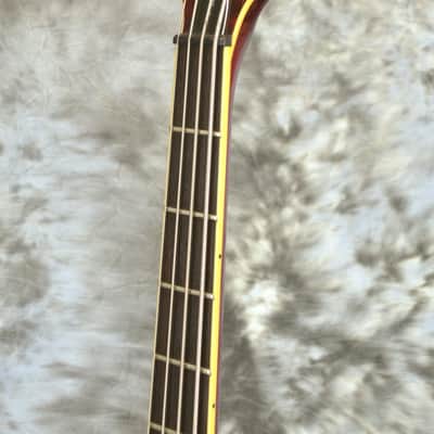Left Handed 2006 SCHECTER Elite-4 NT Bass Guitar - Cherry QMT image 9