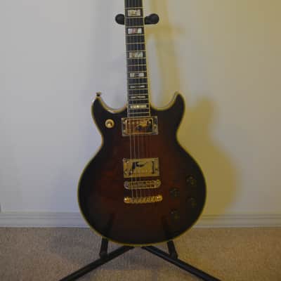1985 Ibanez AR305AV Artist Super Edition (Antique Violin) image 3