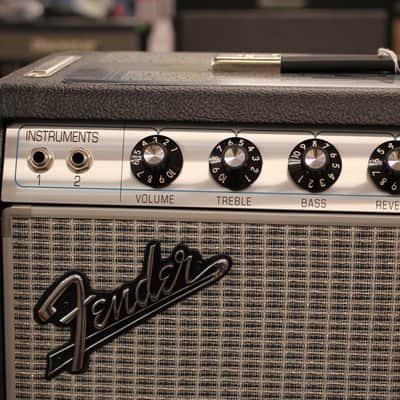 2025 Fender '68 Custom Princeton Reverb 12 Watt 1x10 Tube Guitar Combo Amp w/Cover Footswitch Black image 4