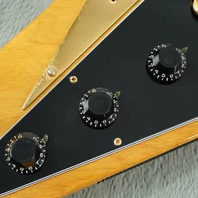 1983 Gibson Flying V Heritage Reissue, Korina + OHSC image 7