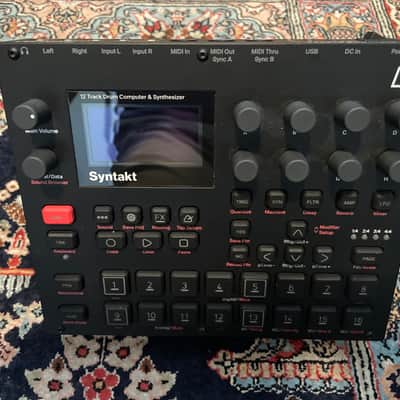 Elektron Syntakt 12 Track Drum Computer & Synthesizer 2022- Present - Black