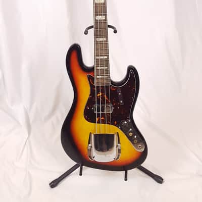 Global Jazz Bass Copy ST85BS 1970s Sunburst image 1
