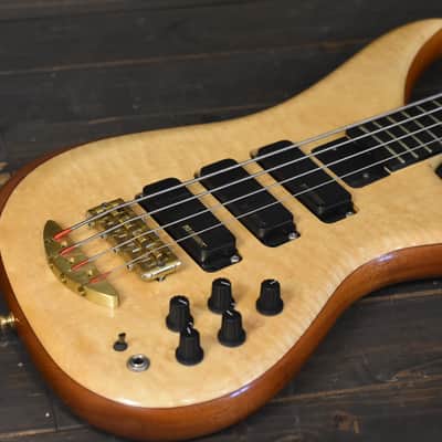 Alembic Epic 4 w LED's & 3rd pickup 4 string bass guitar w Video Demo image 13