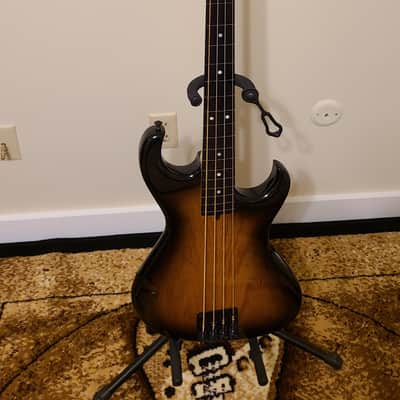 Rick Turner Custom Piezo Fretless Clear Burst image 1